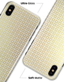 The Golden Modern Geometric Pattern  - iPhone X Clipit Case