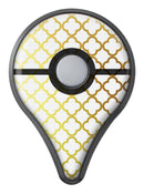 The Golden Morocan Pattern Pokémon GO Plus Vinyl Protective Decal Skin Kit