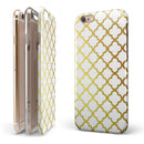 The Golden Morocan Pattern iPhone 6/6s or 6/6s Plus 2-Piece Hybrid INK-Fuzed Case