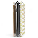 The Golden Morocan Pattern iPhone 6/6s or 6/6s Plus 2-Piece Hybrid INK-Fuzed Case