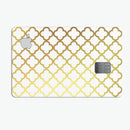 The Golden Morocan Pattern - Premium Protective Decal Skin-Kit for the Apple Credit Card
