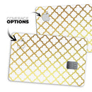 The Golden Morocan Pattern - Premium Protective Decal Skin-Kit for the Apple Credit Card
