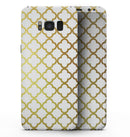 The Golden Morocan Pattern - Samsung Galaxy S8 Full-Body Skin Kit