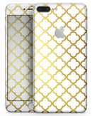 The Golden Morocan Pattern - Skin-kit for the iPhone 8 or 8 Plus