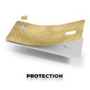 The Golden Surface with White Chevron - Premium Protective Decal Skin-Kit for the Apple Credit Card