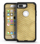 The Golden Surface with White Chevron - iPhone 7 Plus/8 Plus OtterBox Case & Skin Kits