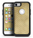 The Golden Surface with White Chevron - iPhone 7 or 8 OtterBox Case & Skin Kits