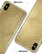 The Golden Surface with White Chevron - iPhone X Clipit Case
