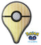 The Golden Vertical Stripes Pokémon GO Plus Vinyl Protective Decal Skin Kit
