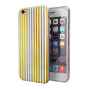 The Golden Vertical Stripes iPhone 6/6s or 6/6s Plus 2-Piece Hybrid INK-Fuzed Case