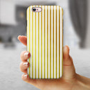 The Golden Vertical Stripes iPhone 6/6s or 6/6s Plus 2-Piece Hybrid INK-Fuzed Case