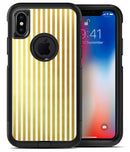 The Golden Vertical Stripes 2 - iPhone X OtterBox Case & Skin Kits