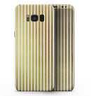 The Golden Vertical Stripes - Samsung Galaxy S8 Full-Body Skin Kit