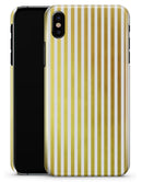 The Golden Vertical Stripes - iPhone X Clipit Case