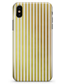 The Golden Vertical Stripes - iPhone X Clipit Case