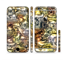 The Golden and Yellow Mercury Sectioned Skin Series for the Apple iPhone 6s Plus
