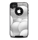 The Golf Ball Overlay Skin for the iPhone 4-4s OtterBox Commuter Case