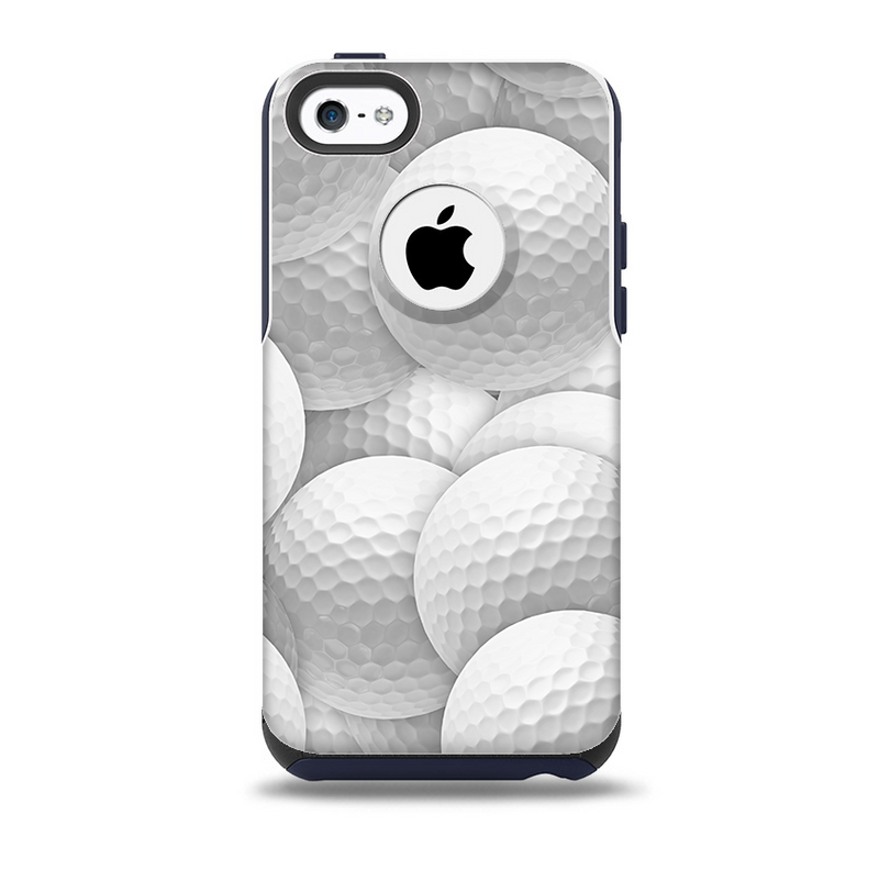 The Golf Ball Overlay Skin for the iPhone 5c OtterBox Commuter Case
