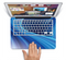The Gradient Waves of Blue Skin Set for the Apple MacBook Air 13"