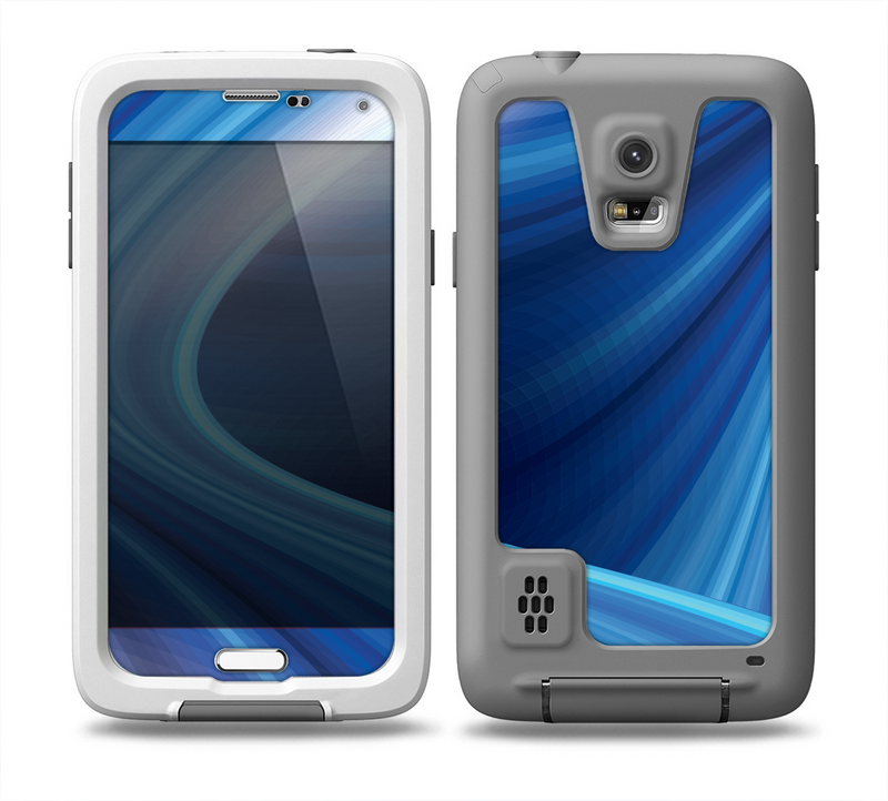 The Gradient Waves of Blue Skin Samsung Galaxy S5 frē LifeProof Case