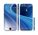 The Gradient Waves of Blue Sectioned Skin Series for the Apple iPhone 6s Plus