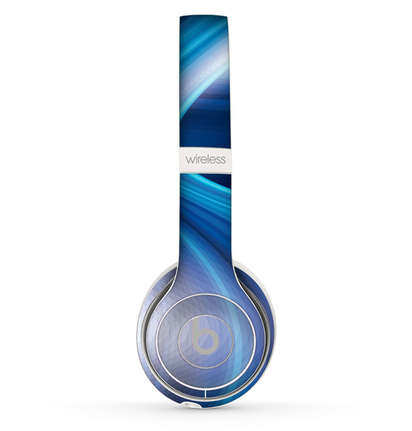 The Gradient Waves of Blue Skin Set for the Beats by Dre Solo 2 Wireless Headphones