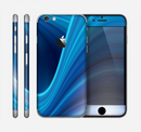 The Gradient Waves of Blue Skin for the Apple iPhone 6