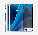 The Gradient Waves of Blue Skin for the Apple iPhone 6 Plus