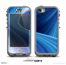 The Gradient Waves of Blue Skin for the iPhone 5c nüüd LifeProof Case