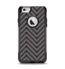 The Gray & Black Sketch Chevron Apple iPhone 6 Otterbox Commuter Case Skin Set