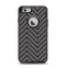 The Gray & Black Sketch Chevron Apple iPhone 6 Otterbox Defender Case Skin Set