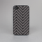 The Gray & Black Sketch Chevron Skin-Sert for the Apple iPhone 4-4s Skin-Sert Case