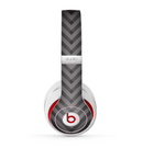 The Gray & Black Sketch Chevron Skin for the Beats by Dre Studio (2013+ Version) Headphones