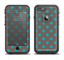 The Gray & Blue Polka Dot Apple iPhone 6 LifeProof Fre Case Skin Set