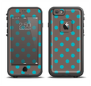 The Gray & Blue Polka Dot Apple iPhone 6/6s LifeProof Fre Case Skin Set