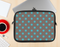 The Gray & Blue Polka Dot Ink-Fuzed NeoPrene MacBook Laptop Sleeve