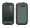 The Gray & Blue Polka Dot Samsung Galaxy S4 LifeProof Fre Case Skin Set