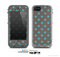 The Gray & Blue Polka Dot Skin for the Apple iPhone 5c LifeProof Case
