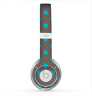 The Gray & Blue Polka Dot Skin for the Beats by Dre Solo 2 Headphones