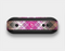 The Gray & Bright Pink Plaid Layered Pattern V5 Skin Set for the Beats Pill Plus
