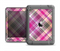 The Gray & Bright Pink Plaid Layered Pattern V5 Apple iPad Mini LifeProof Nuud Case Skin Set