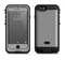 The Gray Carbon FIber Pattern Apple iPhone 6/6s LifeProof Fre POWER Case Skin Set