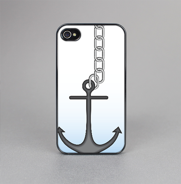 The Gray Chained Anchor Skin-Sert for the Apple iPhone 4-4s Skin-Sert Case