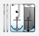 The Gray Chained Anchor Skin for the Apple iPhone 6