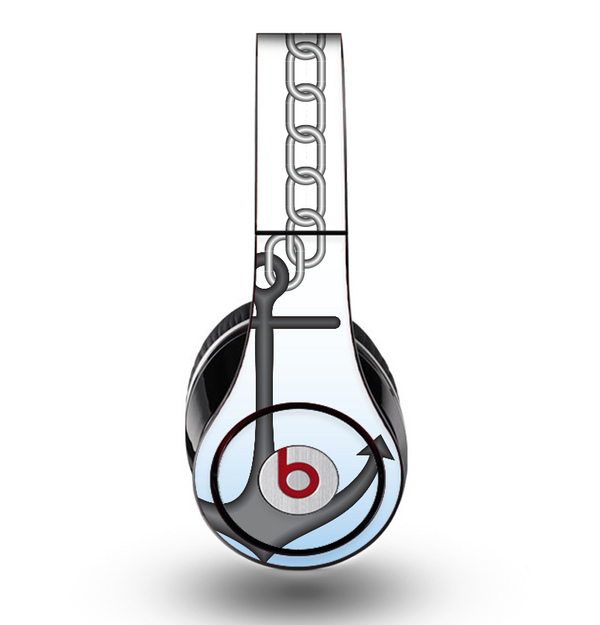 The Gray Chained Anchor Skin for the Original Beats by Dre Studio Headphones