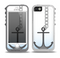 The Gray Chained Anchor Skin for the iPhone 5-5s OtterBox Preserver WaterProof Case