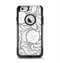 The Gray Floral Pattern V3 Apple iPhone 6 Otterbox Commuter Case Skin Set