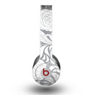 The Gray Floral Pattern V3 Skin for the Beats by Dre Original Solo-Solo HD Headphones