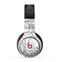 The Gray Floral Pattern V3 Skin for the Beats by Dre Pro Headphones