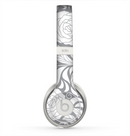 The Gray Floral Pattern V3 Skin for the Beats by Dre Solo 2 Headphones